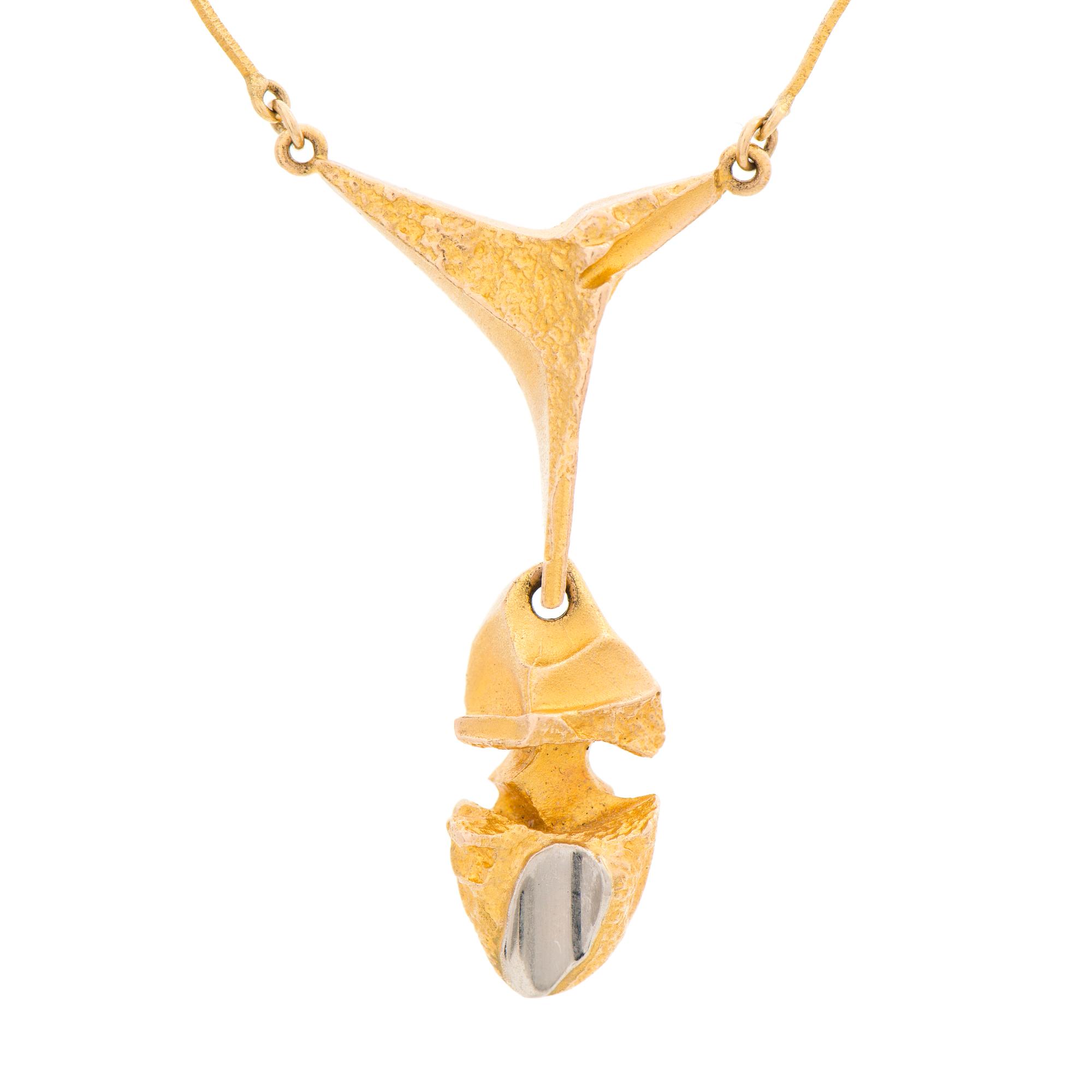 A NECKLACE, "Kaira". 14K gold. Lapponia 2001.