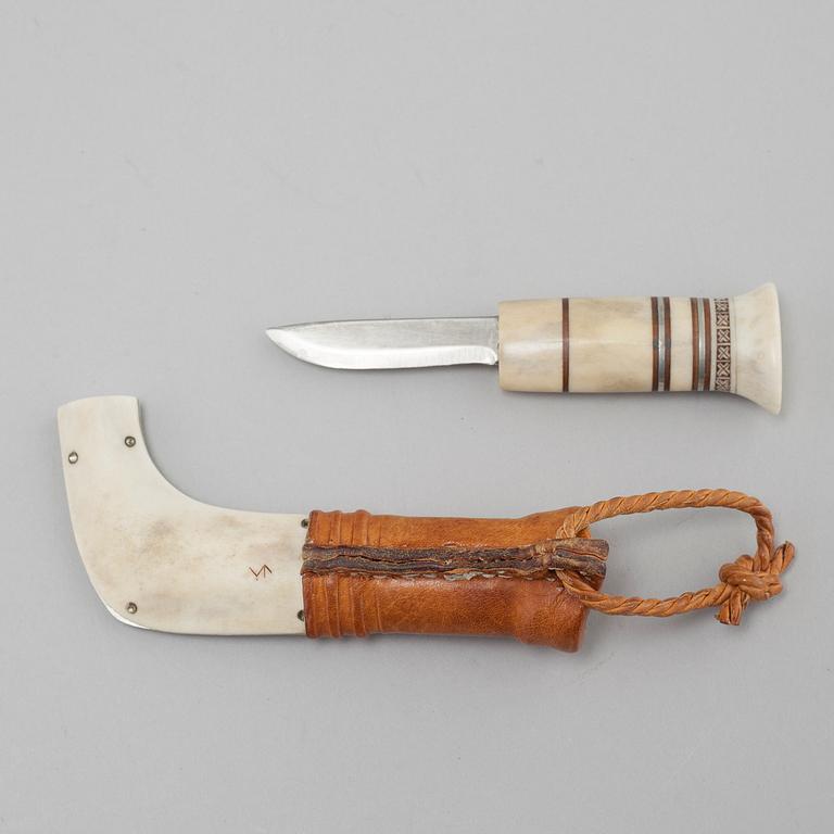 A knife by Sune Enoksson, signed and dated -86.