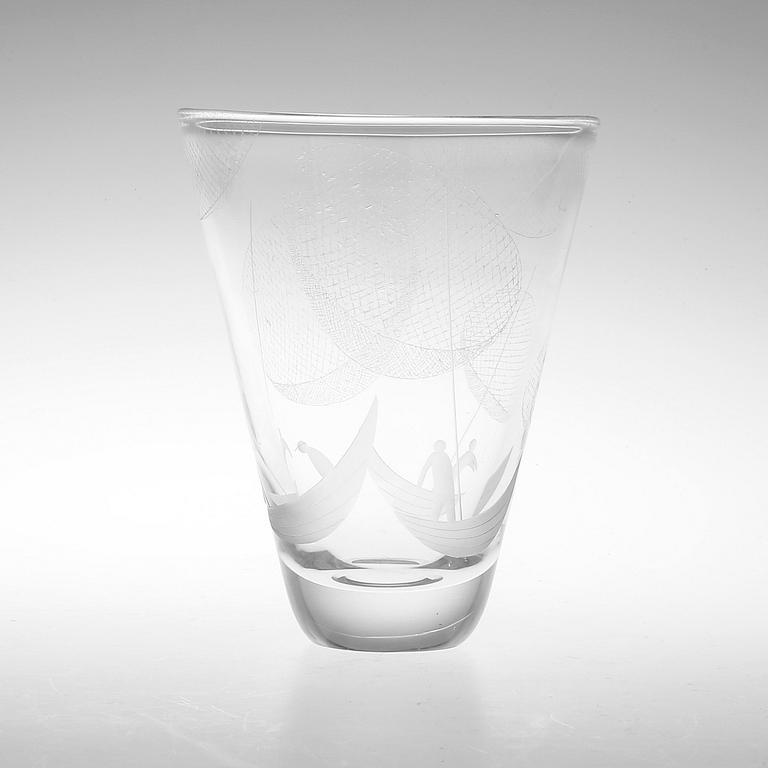 VAS, glas, Vicke Lindstrand, Kosta.