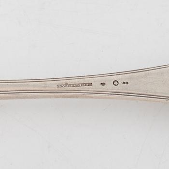 A Swedish Silver Serving Spoon, mark of Gustaf Möllenborg, Stockholm 1824.