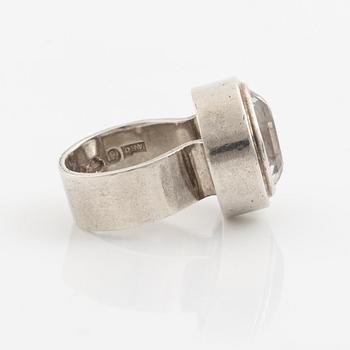 Anders Högberg, Ring sterling silver with rock crystal.