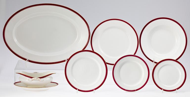 MATSERVIS, 85 delar, porslin, Gustavsberg 1900-talets första hälft.