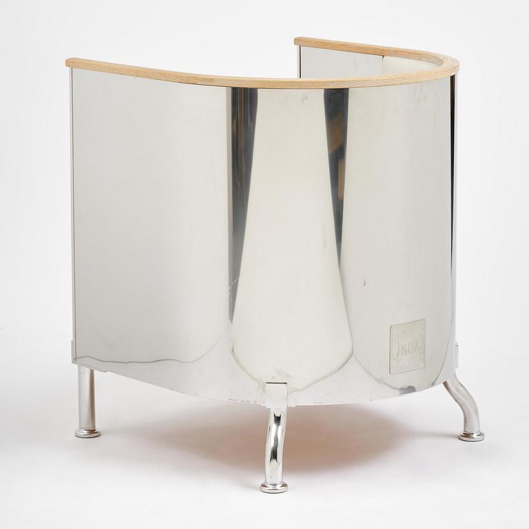 Mats Theselius, an "Inox" armchair, ed. HC 16/19, Källemo, Värnamo, post 2015.