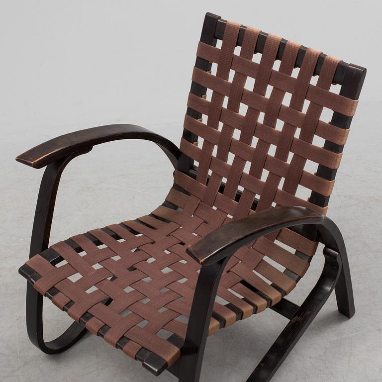 JAN VANEK, fåtölj, 1930/40-tal.