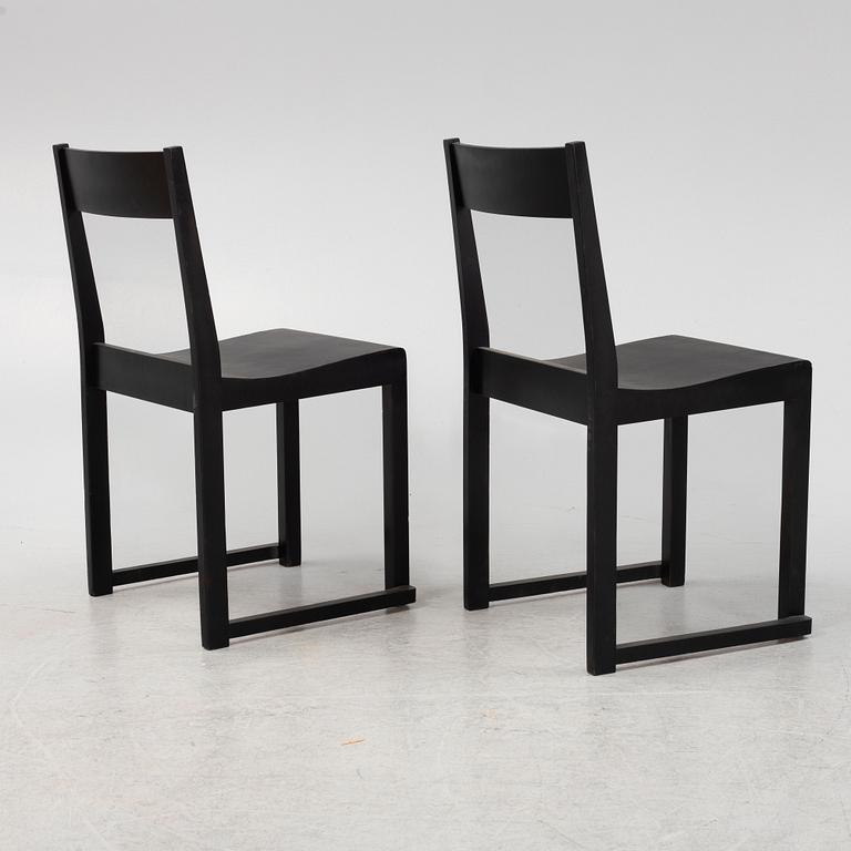 Sven Markelius, a set of six chairs, mid 20th Century.