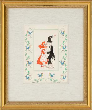 EINAR NERMAN, blandteknik, sign.