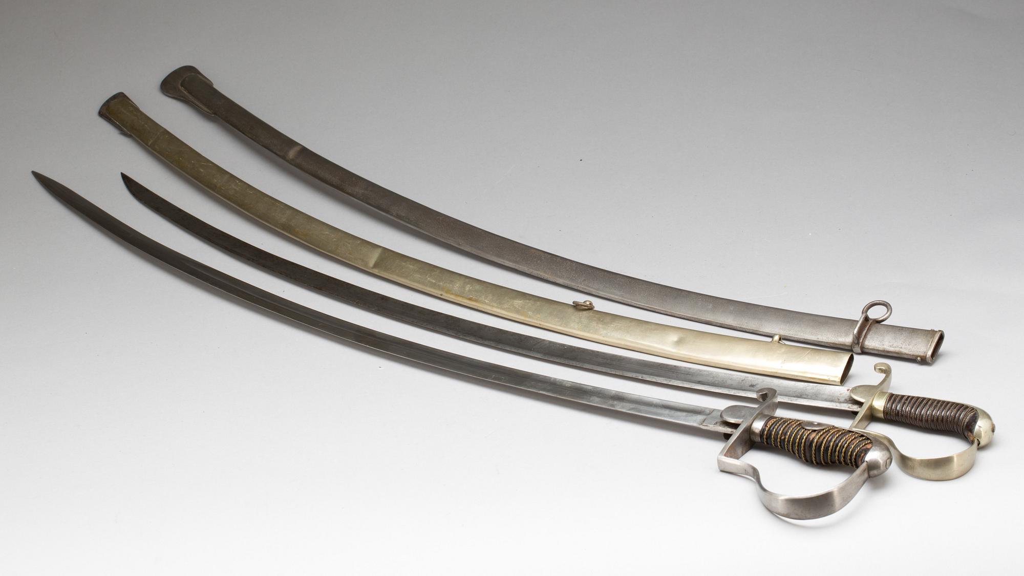 SABLAR, 2 st. Bl.a m/1831 för artilleri.