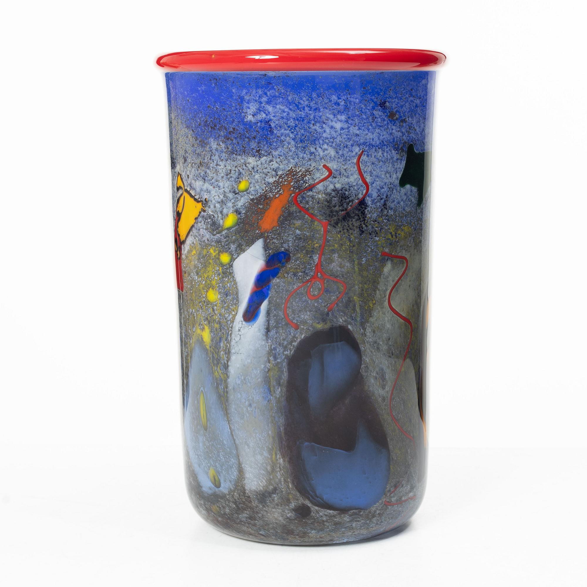 Sven-Åke Carlsson, Vas, glas, Transjö, signerad.