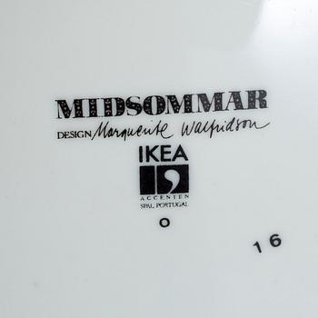 MARGUERITE WALFRIDSON, 25 delar, "Midsommar", för IKEA. Formgiven 1974.