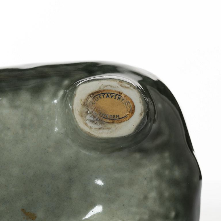 Lisa Larson, figurin, stengods, "Flodhäst" ur serien "Stora zoo", Gustavsberg.