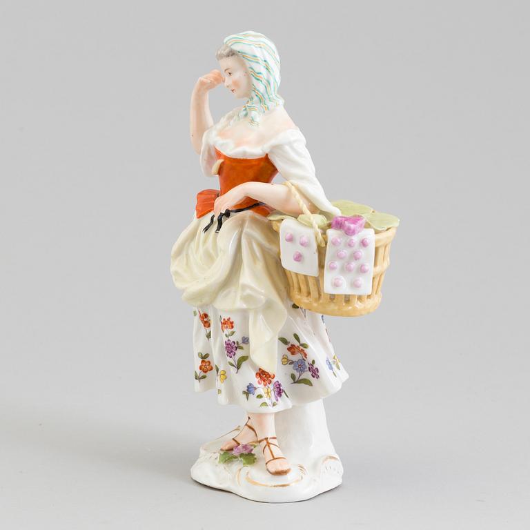 A Nyon porcelain figure, Schweitz, early 19th Century.