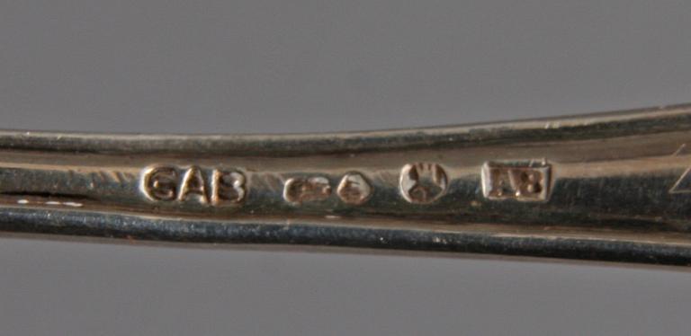 STRÖSKED och FAT, silver, GAB 1927 resp Köpenhamn 1902.