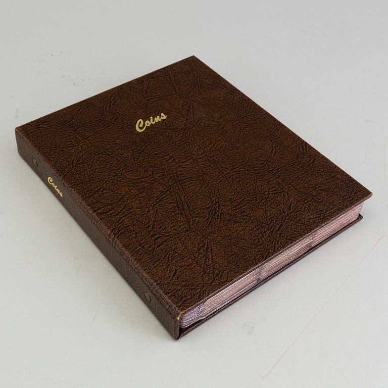 SAMLING MYNT, 102 stycken, bland annat Sverige och Danmark, 1900-tal.