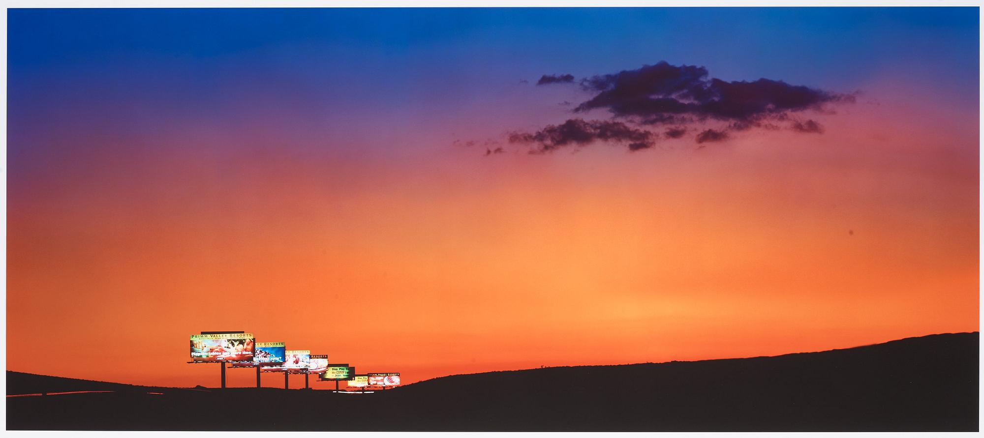 Albert Watson, "15 North, Exit 25, Las Vegas, 2001".