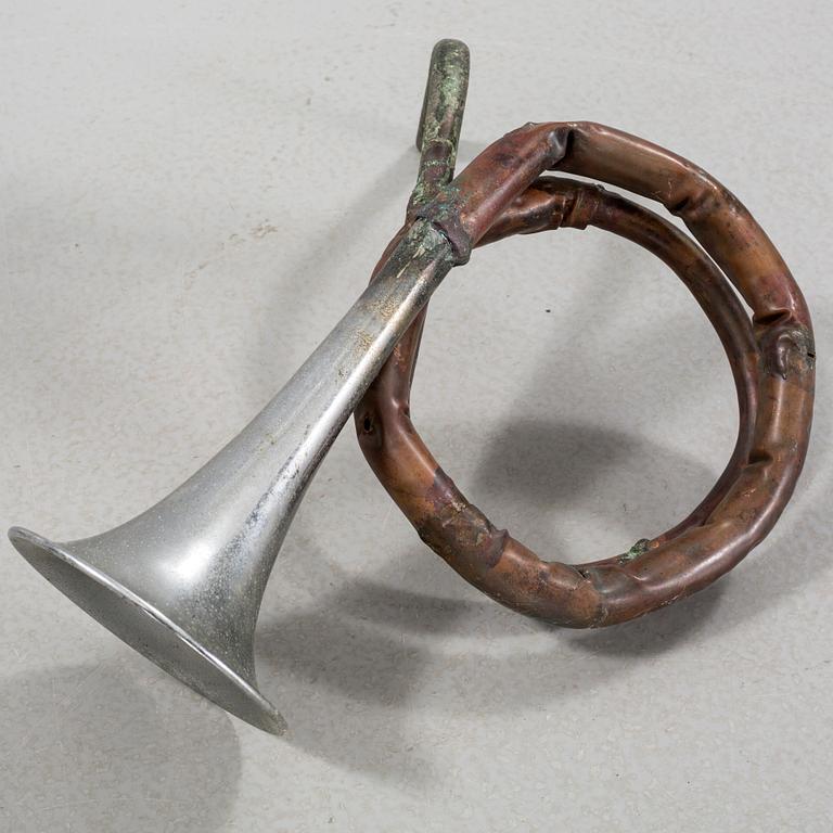 LARS STOCKS, skulpturgrupp, 3 delar, metall, signerad.