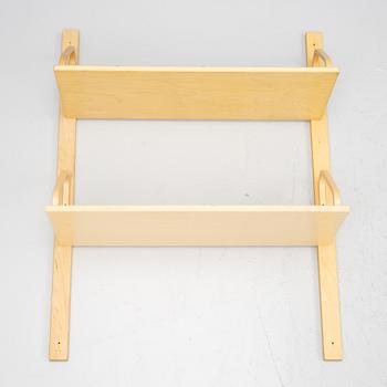 Alvar Aalto, a pair of wall shelves, model 112A, Artek, Finland, late 20th Century.