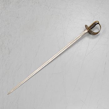 A Swedish cavalry officer's sword 1893 pattern.