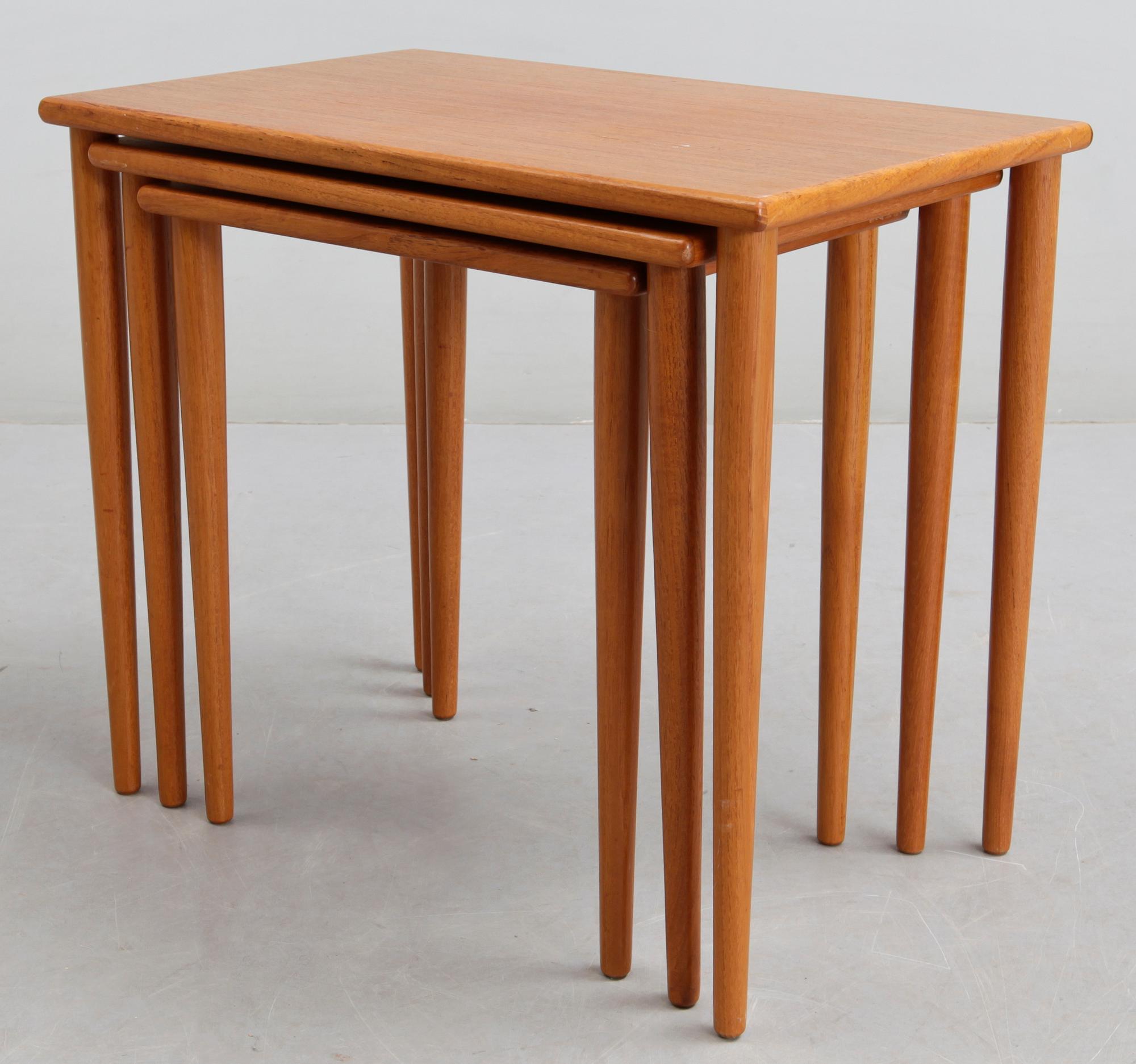 SATSBORD, 1950-/60-tal.