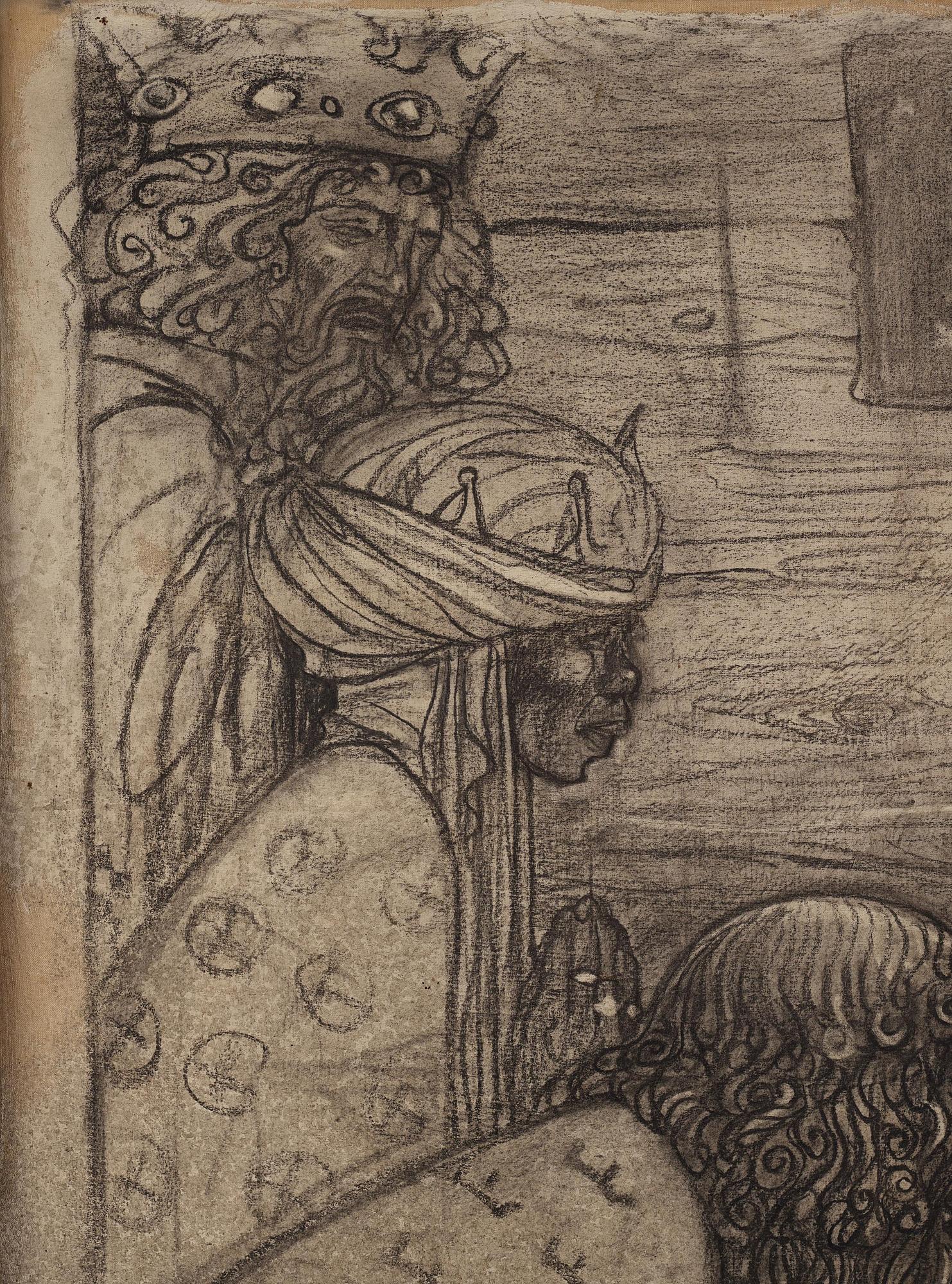 John Bauer, Adoration of the Magi.