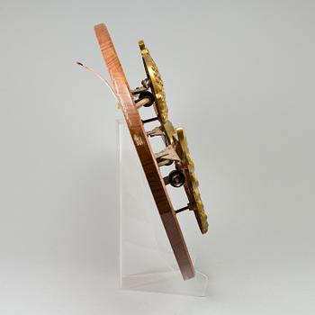 VINGHJUL RÄLSBUSS, monterat på träplatta, Statens Järnvägar, 1900-talets andra hälft.