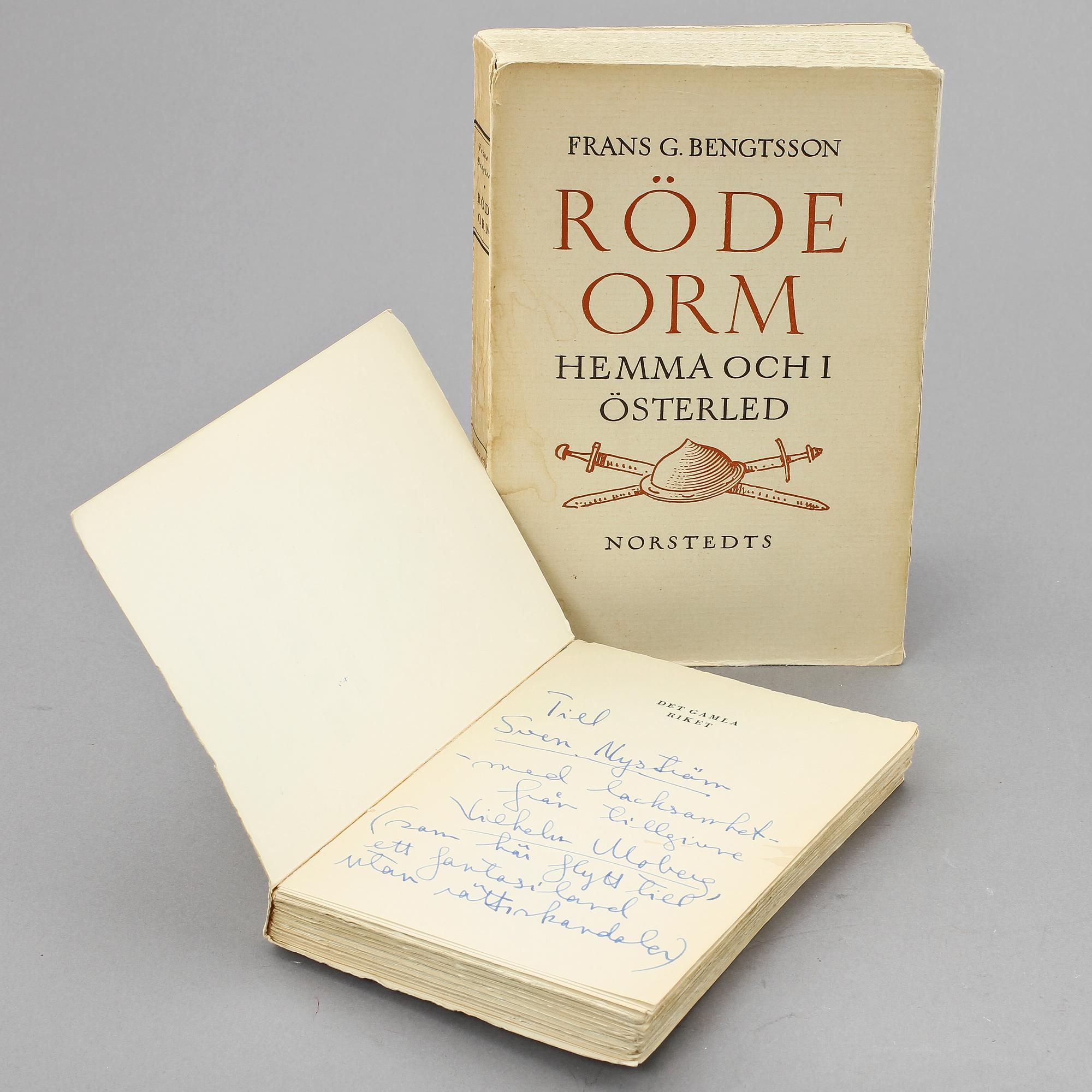 PARTI BÖCKER, 2 st, signerade.