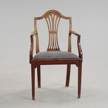 KARMSTOL, engelsk stil, 1900-tal.