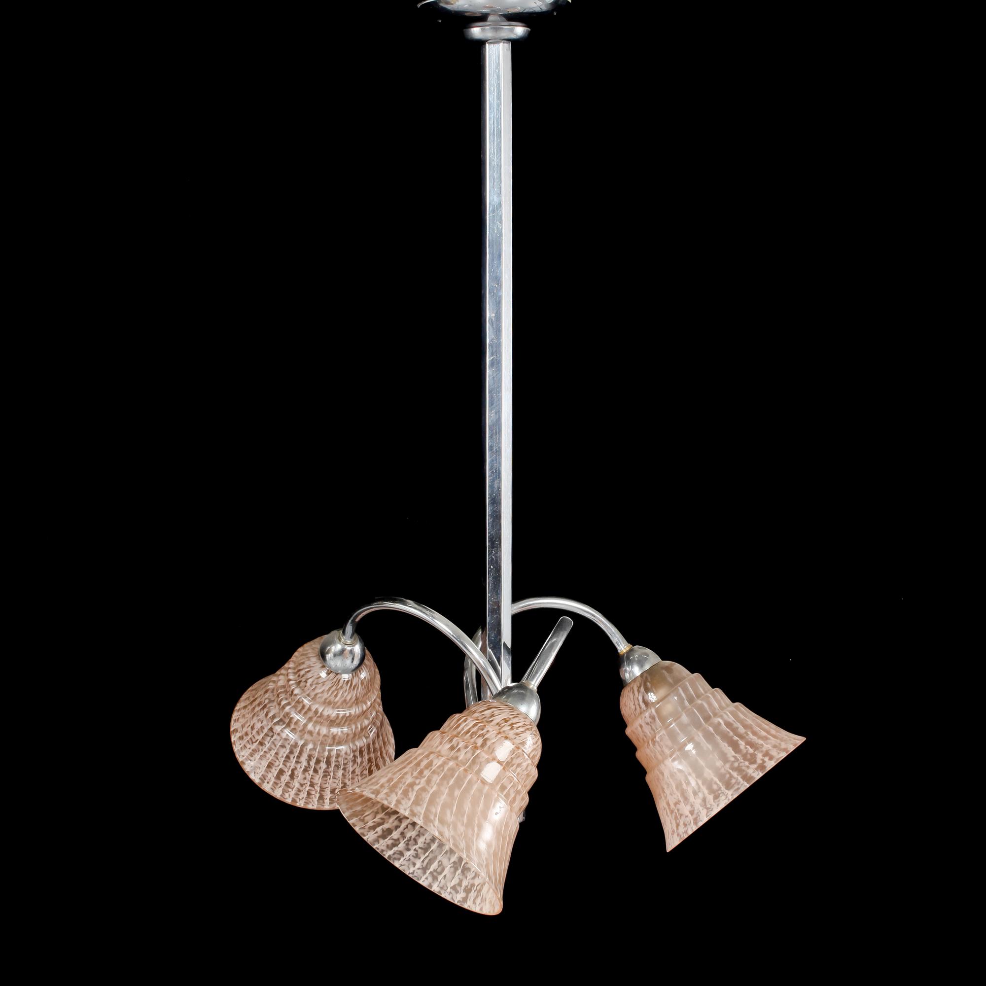 TAKLAMPA, art deco, 1930-tal. Höjd ca 65 cm.