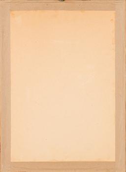 Voitto Jalmari Vikainen, puupiirros, signeerattu ja päivätty-61. Merkattu t.p.l'a 10/12.