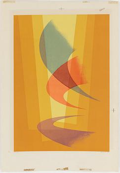 Nils Nixon · NILS NIXON, seriegrafi, signerad, numrerad o daterad -57, tryckt i 60 ex.