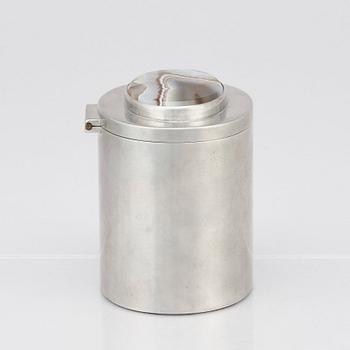 Estrid Ericson, a lidded pewter jar, Svenskt Tenn, Stockholm 1952.