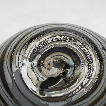 Oiva Toikka, an art glass object, signed Oiva Toikka Nuutajärvi Notsjö.