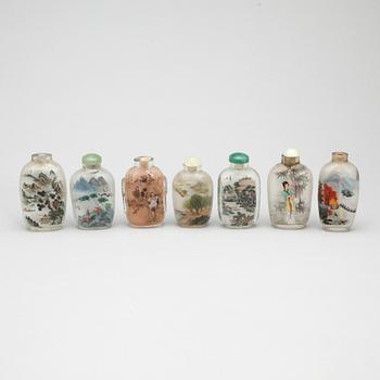 SNUSFLASKOR, 13 st, glas, Kina. Modern tillverkning.