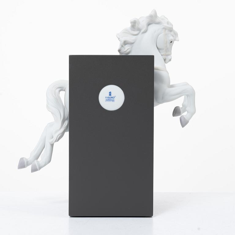 Lladró, figurin, "Horse on pirouette", Spanien.