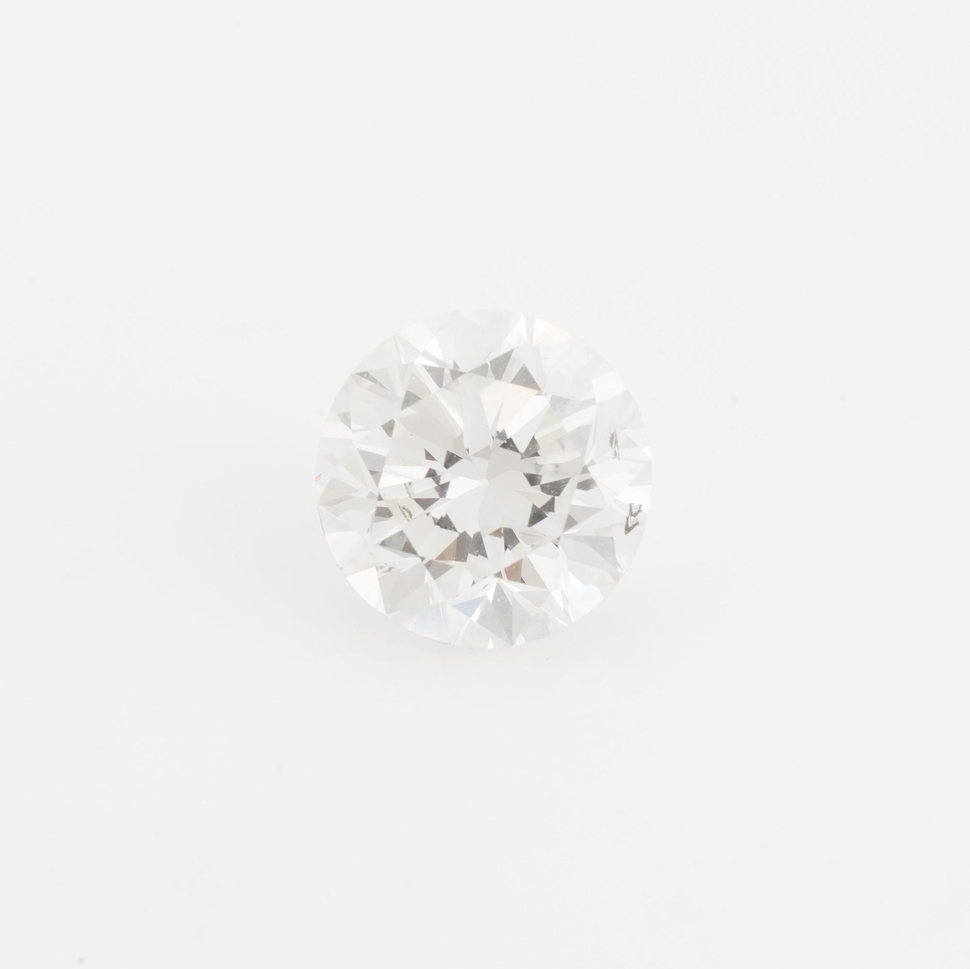 Brilliant cut diamond 1.38 ct.