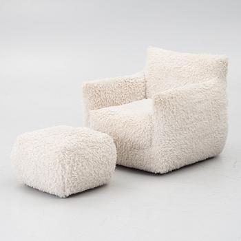 Fåtölj och sittpuff, "Le Petite", Decotique, samtida.