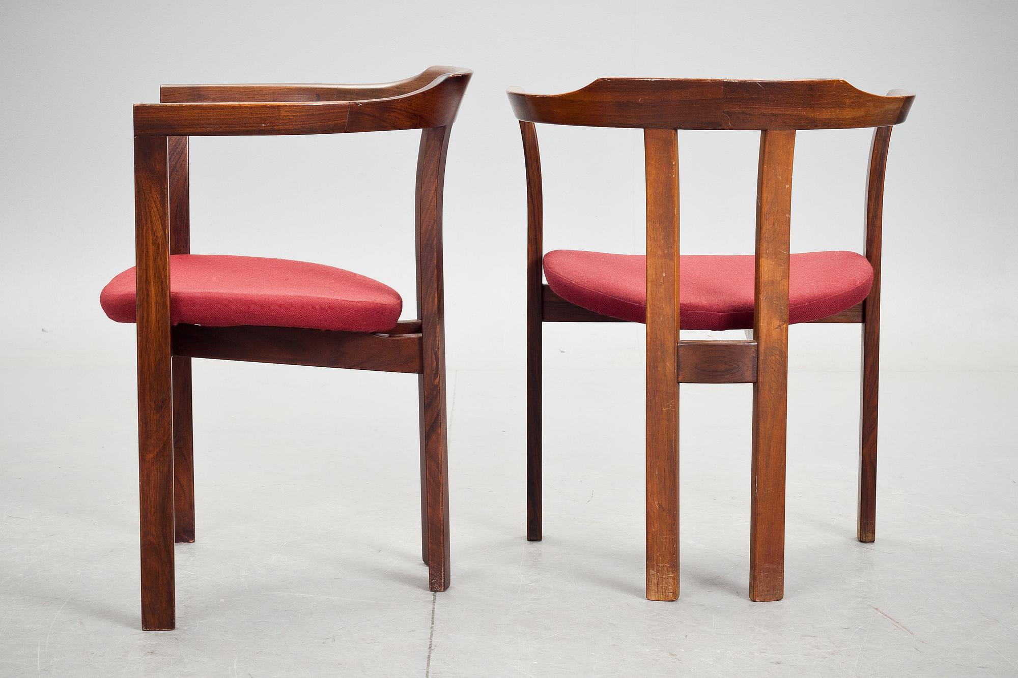 KARMSTOLAR, 4 st Hans Olsen, C/S Möbler, Danmark.