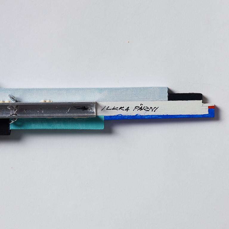 Ilkka Pärni, relief, sculpture, tepera on wood, signed and dated 2013.