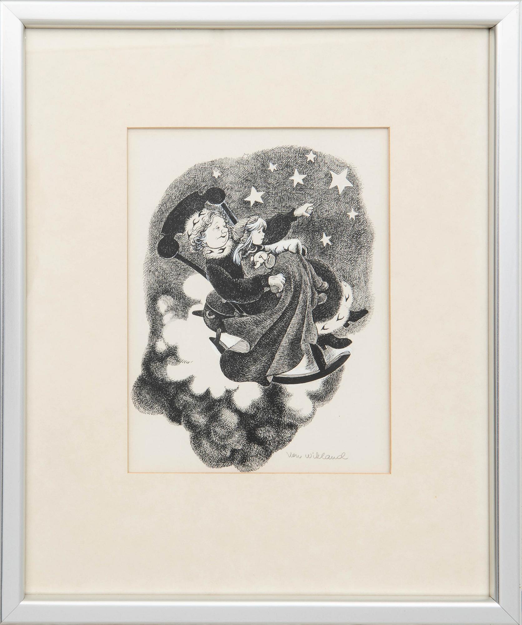 Ilon Wikland, In the rocking chair.