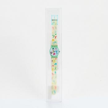 Swatch, Bongo, wristwatch, 25 mm.