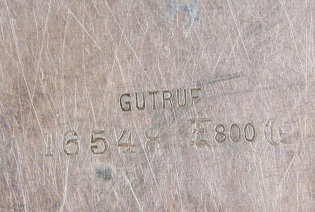 BRICKOR samt FAT, 4 st, silver. Bl a Tyskland, 1900-tal. Ca 1585 g.