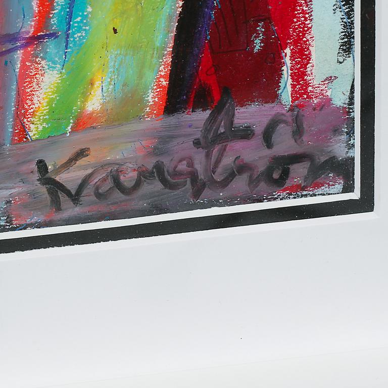 MAURITZ KARSTRÖM, blandteknik, signerad.