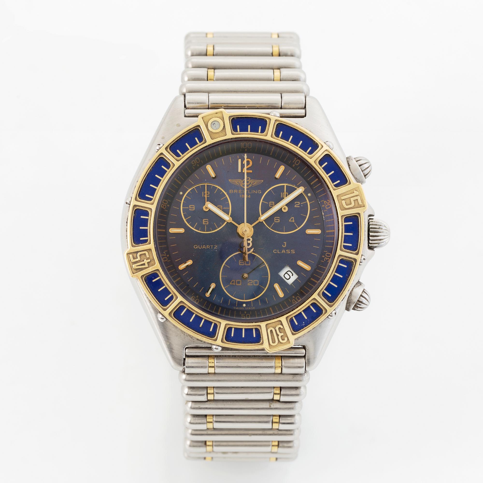 Breitling, J-Class, kronograf, armbandsur, 40 mm.