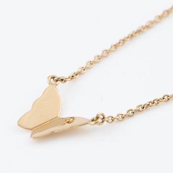 Efva Attling, collier, 18K guld, "Miss Butterfly".