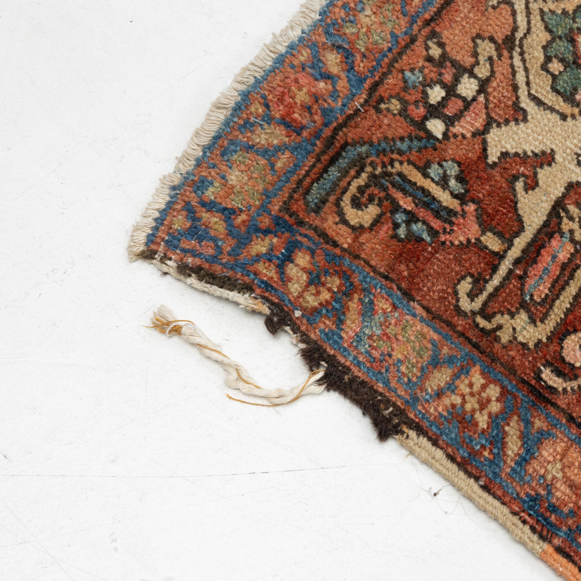 Carpet, Heris, approx. 355 x 290 cm.