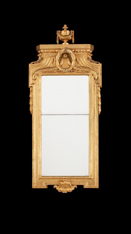 A Gustavian mirror by N. Sundström.