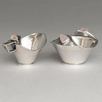REIJO SIRKEOJA, Servis, 5 delar, silver, Pirkan Kulta, Tammerfors 1958-59.