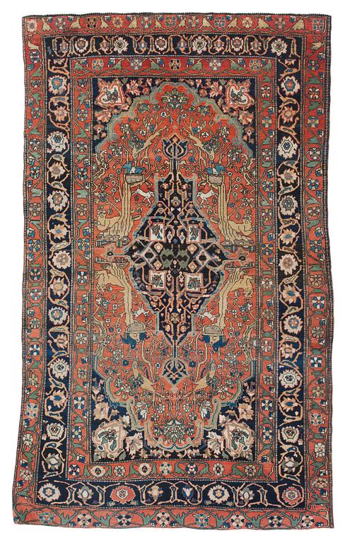 RUG. Semi-antique Sarouk. 201,5 x 127,5 cm.