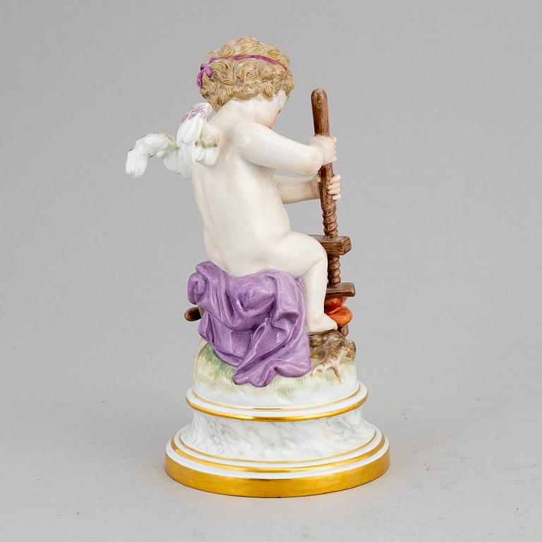 FIGURIN, porslin. Meissen, 1800-talets slut.