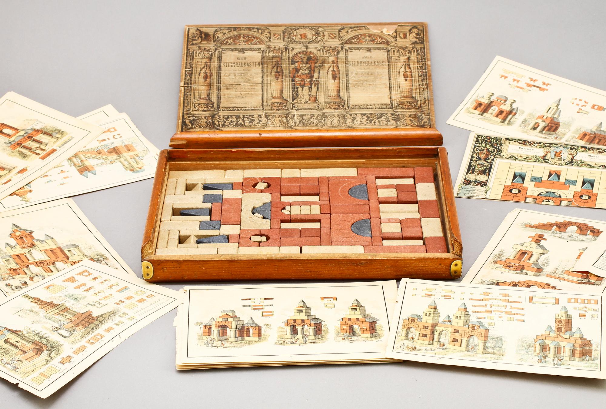 BYGGSATS, "Ankar-Steinbaukasten", sekelskifte 1800/1900-tal.