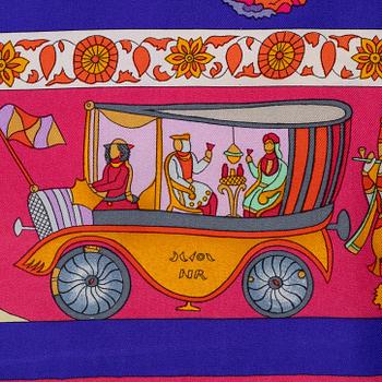 Hermès, a 'Fantasies Indiennes' scarf.